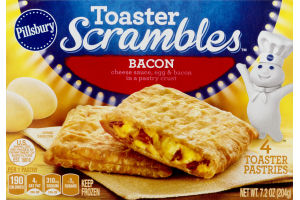 Pillsbury Toaster Scrambles Bacon - 4 CT