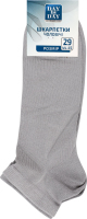 Носки мужские короткие Day by Day №1323913 29 серый
