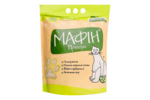 Наполнитель гигиенический стандарт Премиум Мафін 4кг