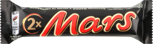 Батончик з нугою і карамеллю вкритий молочним шоколадом Mars м/у 2х35г