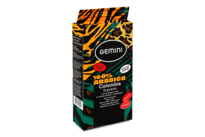 Кава натуральна смажена мелена Colombia Supremo Gemini в/ґ в/у 250г