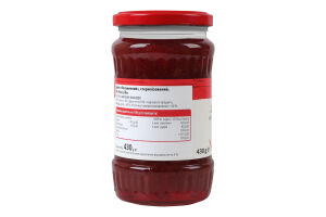 Джем стерилізований Полуничний Fine Life с/б 430г
