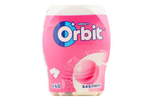 Гумка жувальна без цукру з підсолоджувачами Баблмінт Orbit п/б 64г