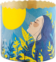 Форма для выпекания для изделий из теста бумажная 90х85мм Патриотическая ТОВ РКСП 1шт