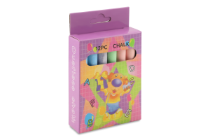Крейда шкільна кольорова №1443231 Greenwich Products Co. Limited 12шт