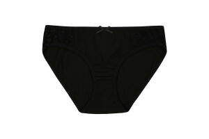 Труси-сліпи жіночі чорні з мереживом р.S-XXL Kosta