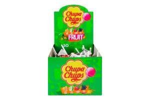 Карамель со вкусами яблока, винограда, апельсина, клубники Chupa Chups м/у 11г