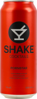 Напій слабоалкогольний 500мл 7% сильногазований Порнстар Cocktails Shake з/б