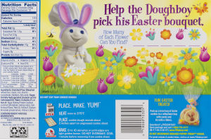 Pillsbury Ready To Bake! Bunny Shape Sugar Pre-Cut Cookies - 24 CT