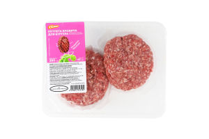 Котлети яловичі для бургера охолоджені в/у