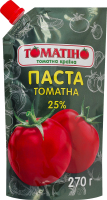 Паста томатная 25% асептического консервирования Томатіно в/с д/п 270г