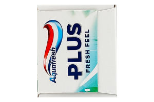Паста зубная с фтором Ощутимая свежесть Плюс Aquafresh 75мл