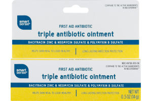 Smart Sense First Aid Antibiotic Triple Antibiotic Ointment