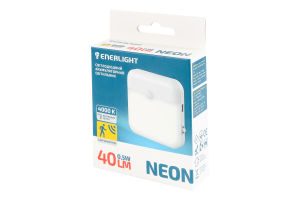 Светильник аккумуляторный с датчиком движения 40lm 0.5W 4000К №NEON40DC0SN Neon Enerlight 1шт