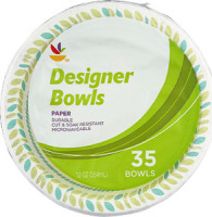 Ahold Designer Bowls Paper - 12 OZ