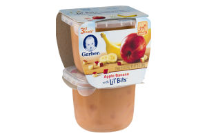 Gerber Apple Banana with Lil' Bits 3rd Foods