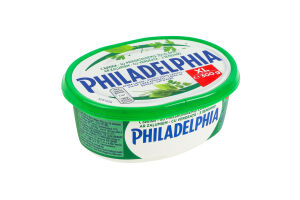 Сыр 57% мягкий с зеленью пастеризованный Philadelphia п/у 300г