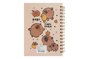 Блокнот твердая обложка на спирали №1464848 Капибара Greenwich Products Co. Limited 1шт