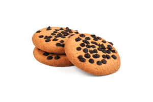 Печенье сдобное песочно-отсадное Американское с кусочками глазури Biscotti к/у 0.205кг