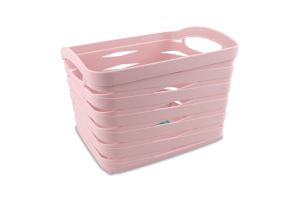 Кошик д/зберігання 6,6л пластик дизайн стрічки BMG House