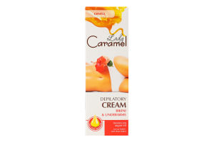 Крем для депиляции зоны бикини и подмышек Lady Caramel 100мл