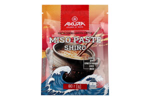 Паста соевая светлая Miso Akura м/у 80г
