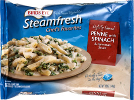 Birds Eye Steamfresh Chef's Favorites Lightly Sauced Penne with Spinach & Parmesan Sauce