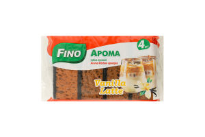 Губки кухонні Арома Vanilla Latte 4шт Fino