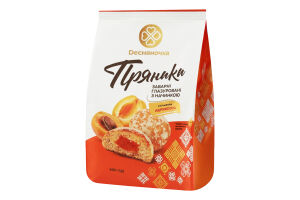 Пряники заварные глазированные с начинкой Со вкусом абрикоса Dесняночка м/у 400г