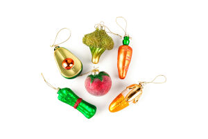 Прикраса ялинкова овочі KPMN в асорт.