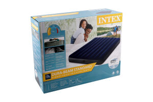 Mатрац надувний Класік флок 137*191*25см 64758 Інтекс