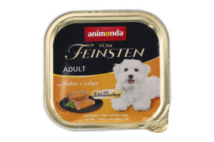 Корм д/собак Паштет з куркою та печінкою 150г Вом Фейштн