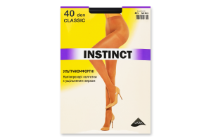 Колготки женские Instinct Classic 40den 4 nero