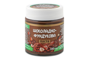 Паста Українська зірка 300 г шоколадно-фундукова