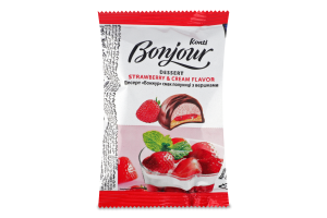 Десерт вкус клубники со сливками Bonjour м/у 29г