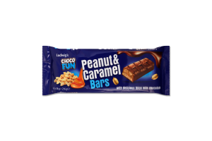 Набір батончиків Choco Fun Peanut&Caramel мол шок