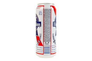 Пиво 500мл 4.7% світле фільтроване пастеризоване Pabst Blue Ribbon з/б