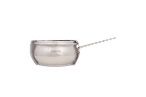 Ківш Gemini Liguria 1,8л нержавіюча сталь з скляною кришкою Ardesтo