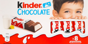 Шоколад молочный с молочной начинкой Chocolate Kinder к/у 8х12.5г