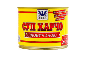 Суп харчо с говядиной стерилизованный Онисс ж/б 525г