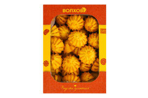 Печиво здобне пісочно-відсадне З арахісом Волхов к/у 350г