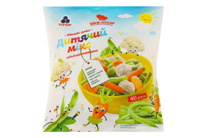 Смесь овощная быстрозамороженная Детский микс Рудь м/у 400г