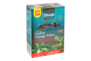 Чай Цейлон Оранж Пеко чорний крупнолистовий 100г Ділмах