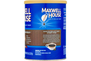 Maxwell House Medium Roast Coffee Grounds 100% Colombian