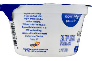 Yoplait Greek 100 Protein Fat Free Yogurt Lemon