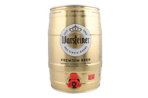 Пиво 5л 4.8% світле пастеризоване Premium Beer Warsteiner з/б