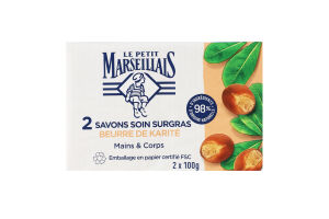 Мыло с маслом ши Le Petit Marseillais 2х100г