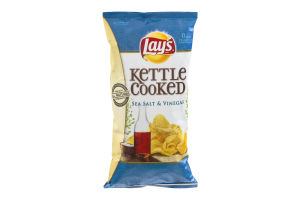 Lay's Kettle Cooked Sea Salt & Vinegar Flavored Potato Chips