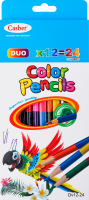 Набір олівців кольорових двосторонніх 12шт