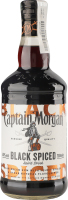 Напій алкогольний 0.7л 40% на основі карибського рому Black Spiced Captain Morgan пл